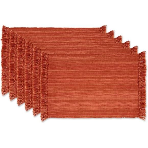 Tabletop Collection, Placemat Set3x19, Spice, 6 Piece - Picture 1 of 7